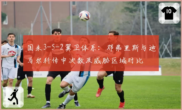 国米3-5-2翼卫体系：邓弗里斯与迪马尔科传中次数及威胁区域对比